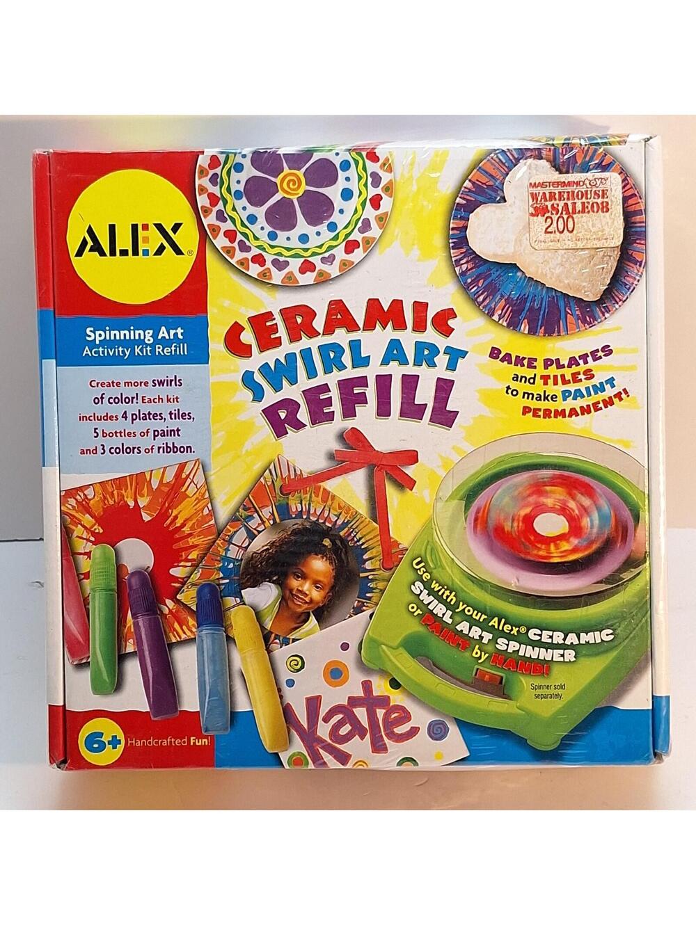 Vintage ALEX Toys Ceramic Swirl Art Refill Kit New Sealed